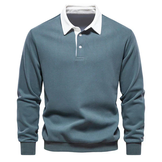 Langarm Polo Shirt