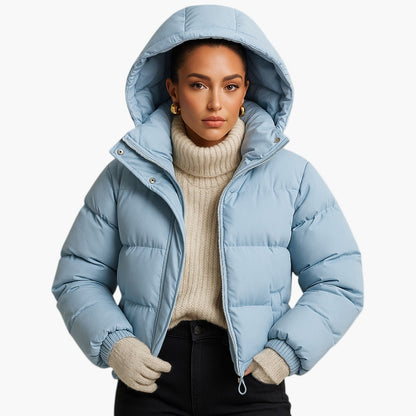 Men's Winter Hooded Puffer Parka Jacket for Urban and Outdoor Use