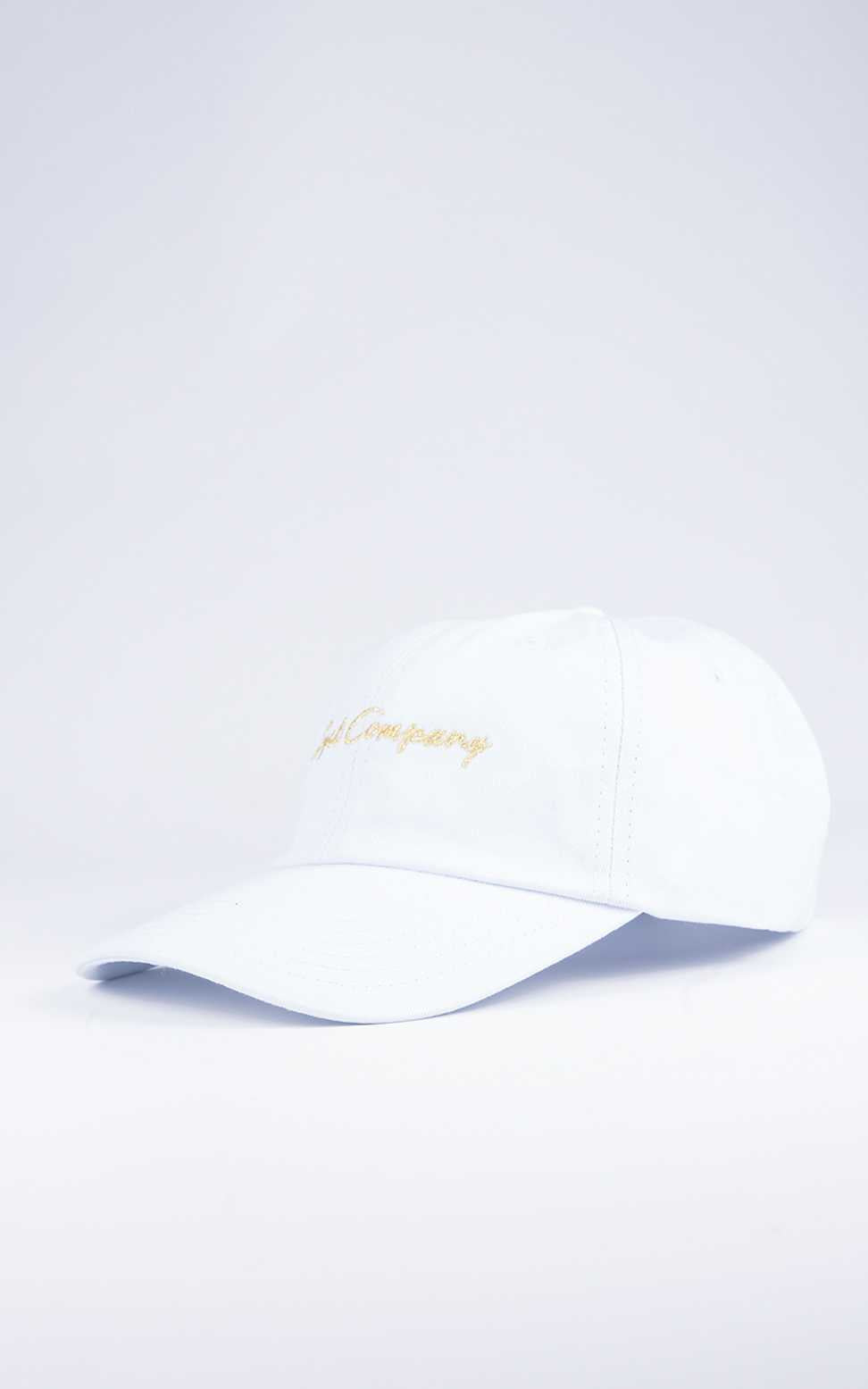 Ron – Men's White Script Cap