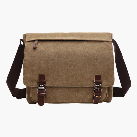 Men's and Women's Classic Messenger Shoulder Bag for Work, School, and Everyday Use