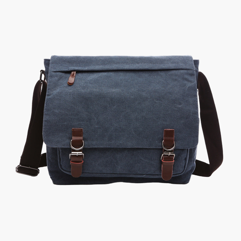 Men's and Women's Classic Messenger Shoulder Bag for Work, School, and Everyday Use