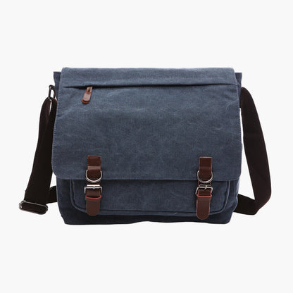 Men's and Women's Classic Messenger Shoulder Bag for Work, School, and Everyday Use