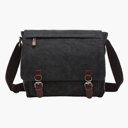 Men's and Women's Classic Messenger Shoulder Bag for Work, School, and Everyday Use