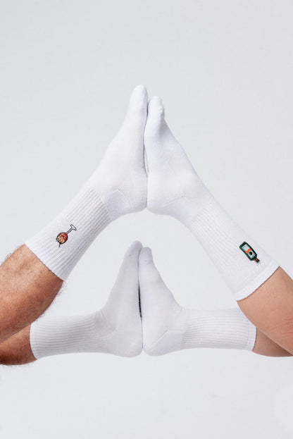 Gregory – Men's Embroidered Organic Cotton Socks