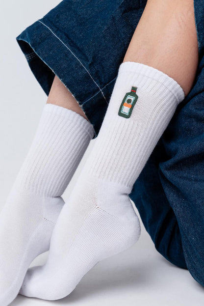 Gregory – Men's Embroidered Organic Cotton Socks