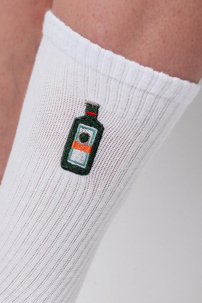 Gregory – Men's Embroidered Organic Cotton Socks