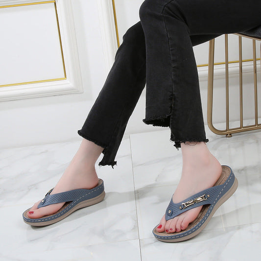 Lucy – Bohemian Sponge Cake Beach Slippers