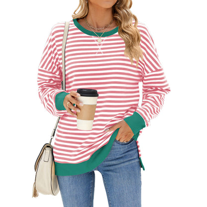 Emma – Striped Casual Pullover Top