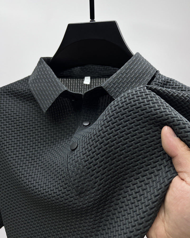 Glen – Mesh Ice Silk Short Sleeve T-shirt
