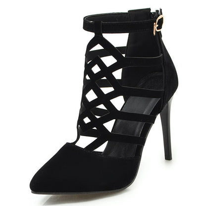 Natalie – High Heel Cutout Roman Shoes