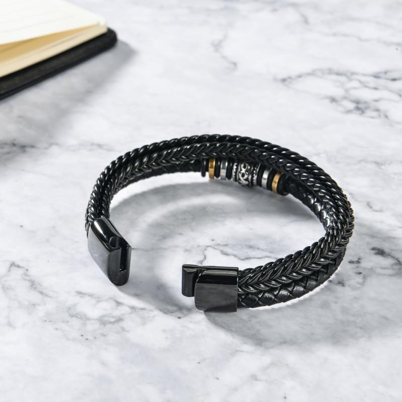 Roy – Sentimental Vegan Leather Bracelet for Men