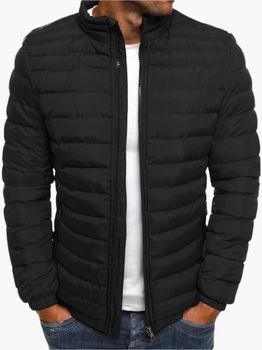 Men's Modern Quilted Puffer Jacket – Stylish Everyday Warmth and Comfort