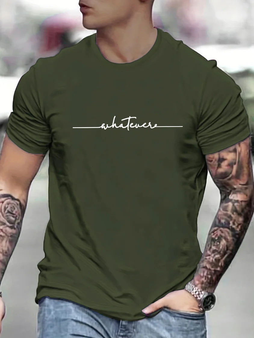 Rodney – Plus Size Funny Printed Casual Round Neck T-shirt