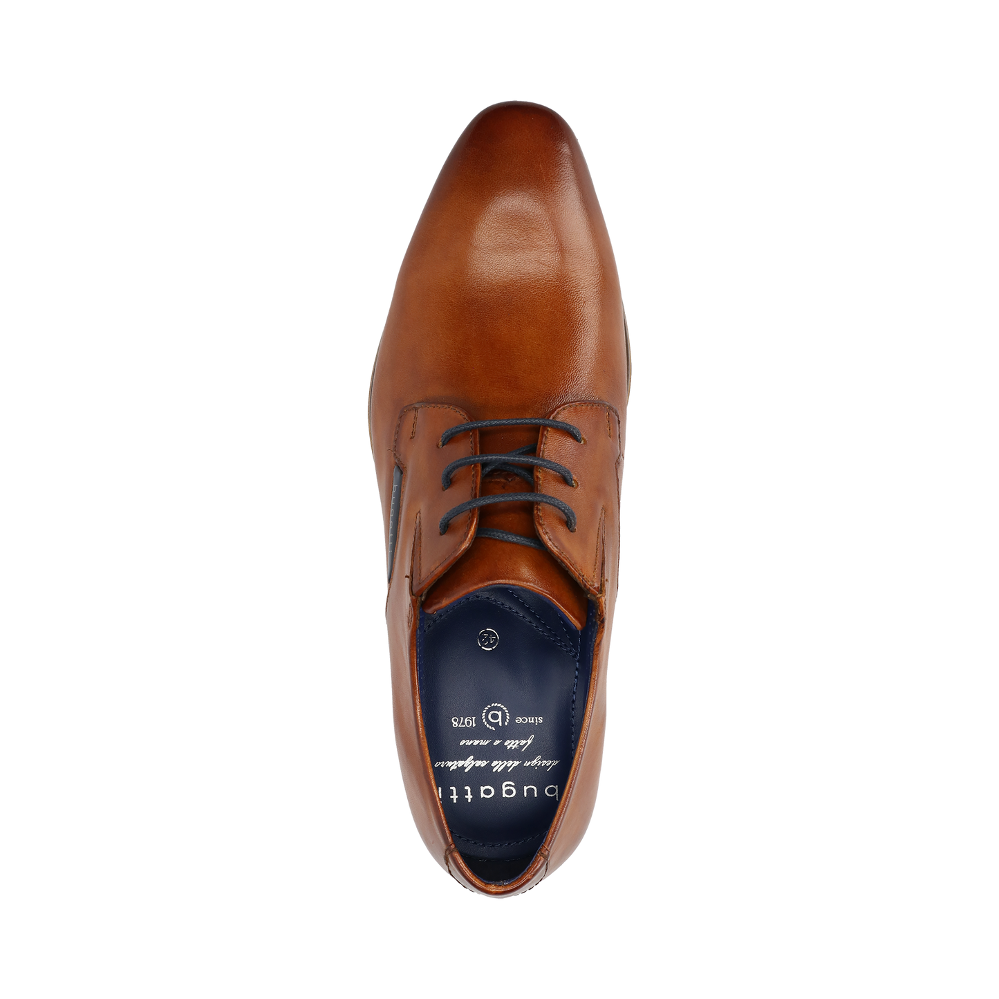 Brian – Men's Lace-Up Cognac Business Dress Shoe