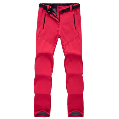 Men's Outdoor Waterproof Fleece-Lined Hiking and Trekking Pants
