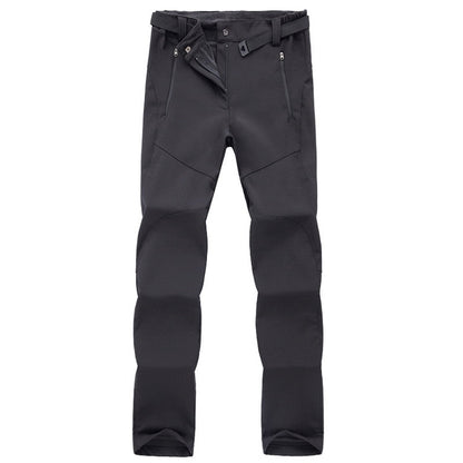 Men's Outdoor Waterproof Fleece-Lined Hiking and Trekking Pants