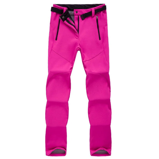 Men's Outdoor Waterproof Fleece-Lined Hiking and Trekking Pants