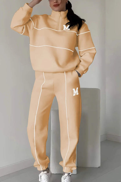 Sophia – Women's 2 Piece Lounge Hoodie Pullover Sweatsuit Set