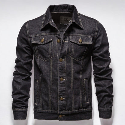 Men's Classic Denim Jacket Versatile Everyday Style