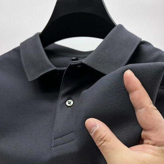 Gerald – Embroidered Fashion T-shirt with Lapel