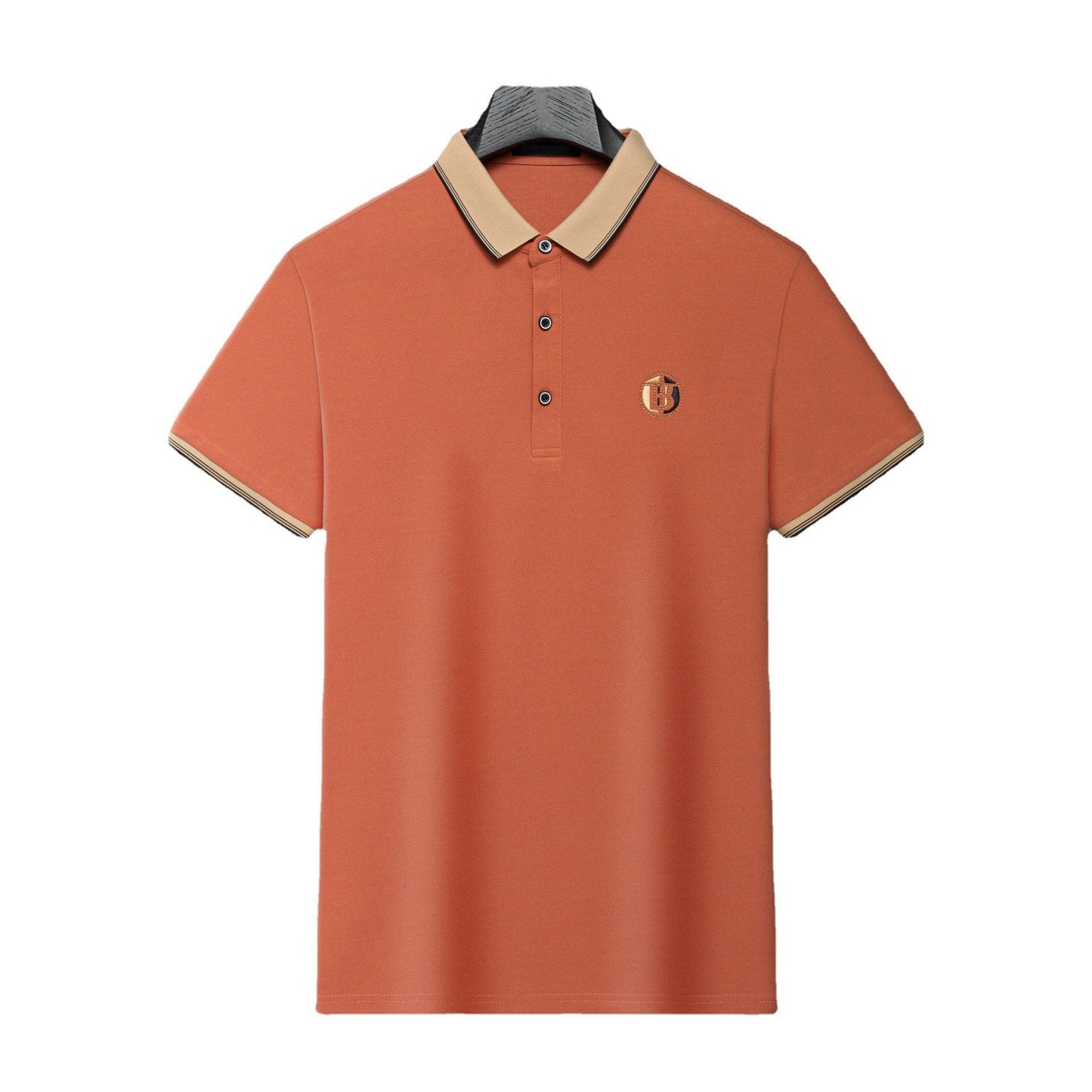 Alexander – Casual Short Sleeve T-shirt with Embroidered Rhinestones