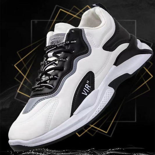 Zoe – Fashion Lightweight Sneakers in Black and White