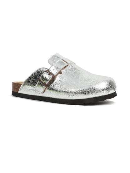 Danielle – French Retro Closed Toe Half Slippers