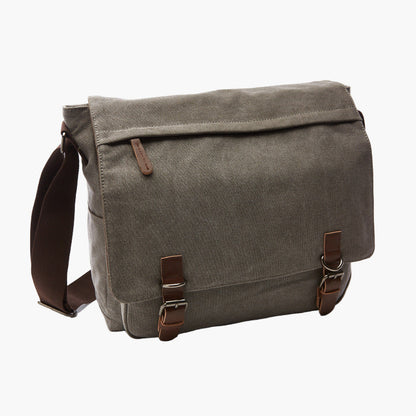 Men's and Women's Classic Messenger Shoulder Bag for Work, School, and Everyday Use