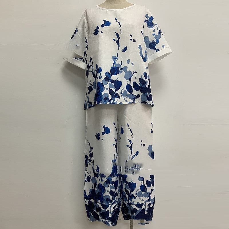 Fiona – Women's Printed Top and Pants