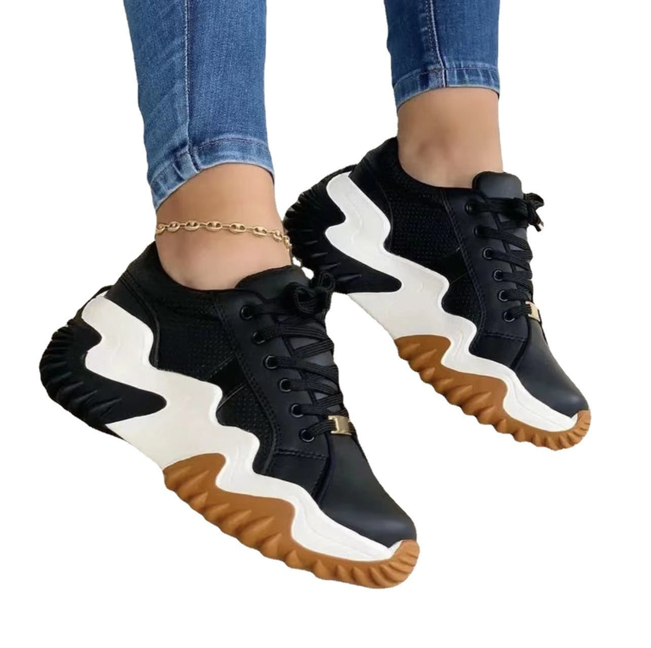 Katie – Women's Lace-up Sports Sneakers