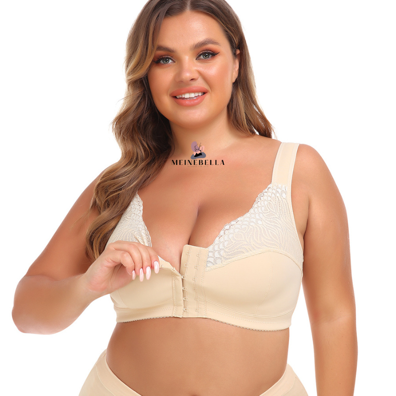 Tamara – Women's Front Closure Lace Wire-Free Bra