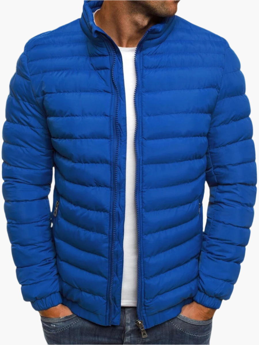 Men's Modern Quilted Puffer Jacket – Stylish Everyday Warmth and Comfort