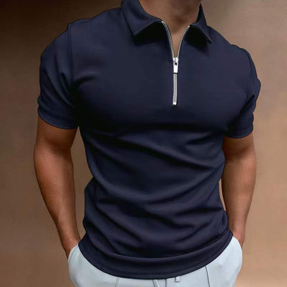 Andy – Men's Casual Short Sleeve Digital Print Polo Shirt