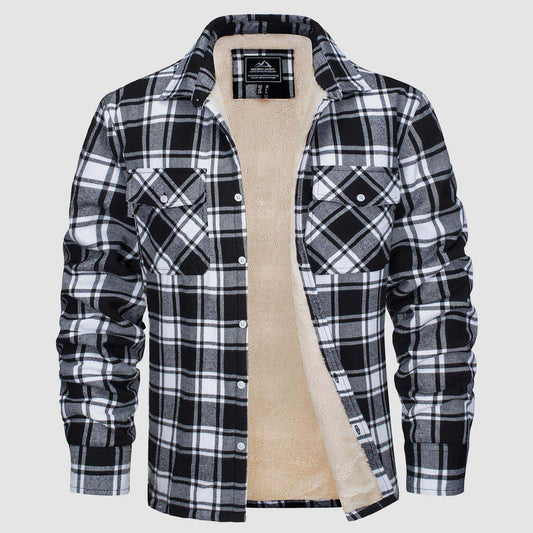 Ruby – Fleece Lined Plaid Jacket