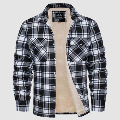 Ruby – Fleece Lined Plaid Jacket
