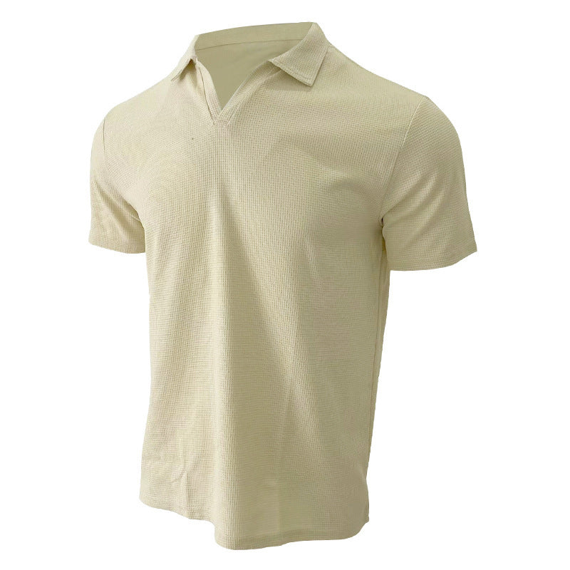 Men's Slim Fit Polo Shirt Short Sleeve Casual Business Top