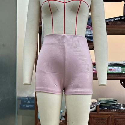 Laura – Shiny High Waist Shorts
