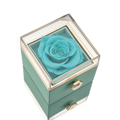 Mandy – Eternal Rose Box with Engraved Necklace