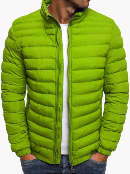 Men's Modern Quilted Puffer Jacket – Stylish Everyday Warmth and Comfort