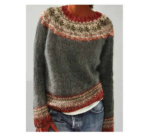 Gabrielle – Multicolor Loose Fashion Pullover Sweater