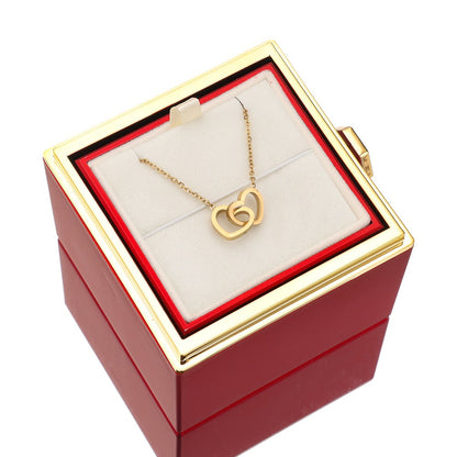 Mandy – Eternal Rose Box with Engraved Necklace