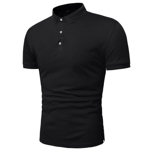 Desmond – Men's Polo Shirt with Lapel and Short Sleeves