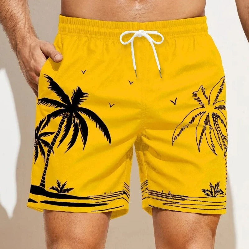 Kevin – Loose Beach Pants with 3D Printed Pattern