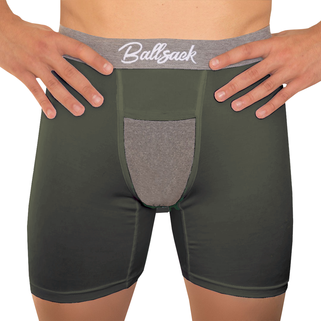 Samuel – Men's Bold Green Boxer Briefs