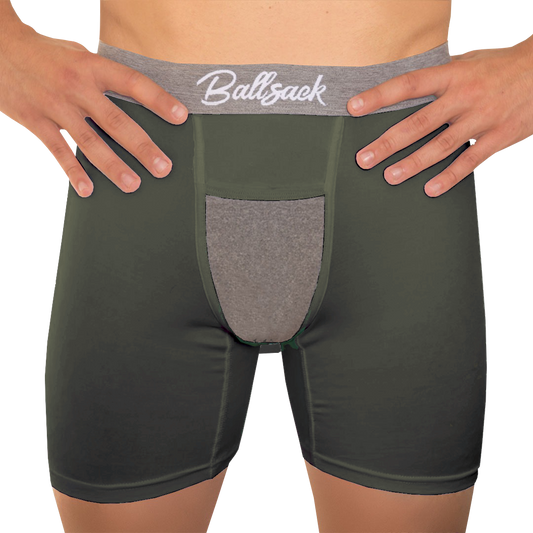 Samuel – Men's Bold Green Boxer Briefs