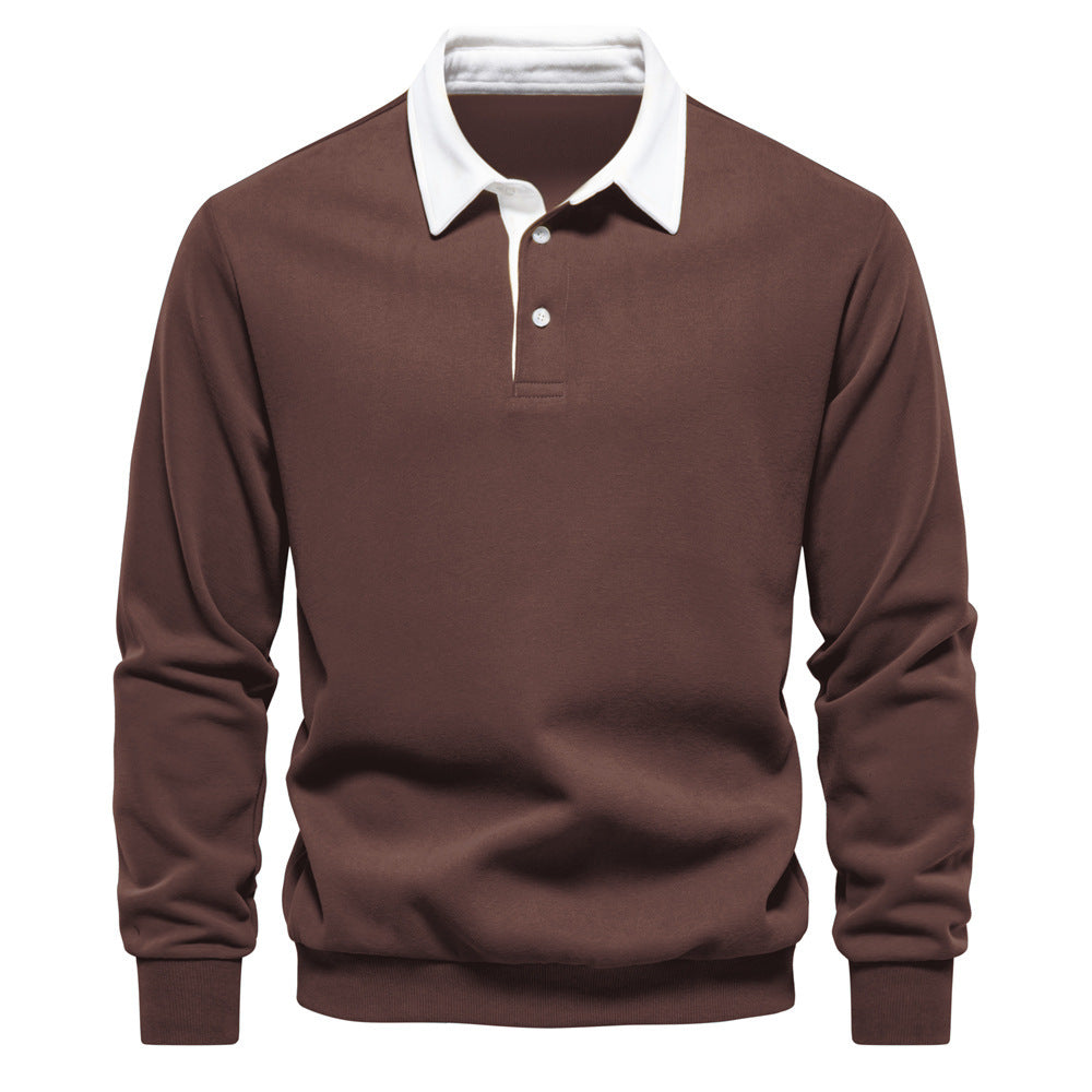 Gabrielle – Versatile Long Sleeve Polo Collar Sweater