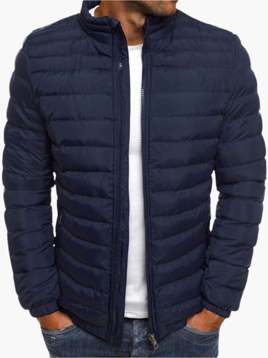 Men's Modern Quilted Puffer Jacket – Stylish Everyday Warmth and Comfort