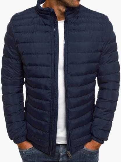 Men's Modern Quilted Puffer Jacket – Stylish Everyday Warmth and Comfort