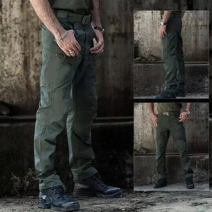 Men's Tactical Cargo Pants Outdoor Utility Multi-Pocket Workwear