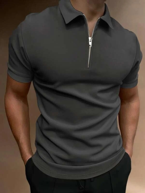 Andy – Men's Casual Short Sleeve Digital Print Polo Shirt
